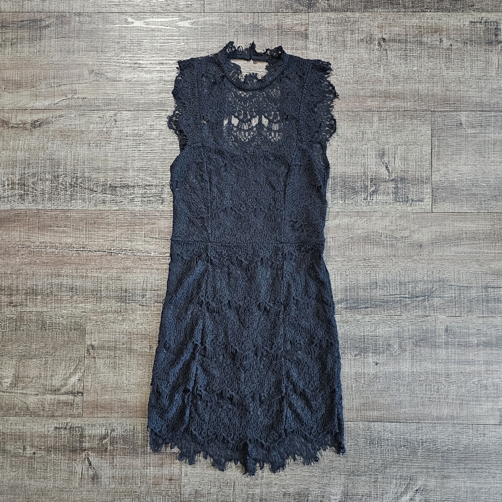 Free People -  Black Lace Dress